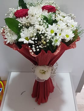 papatya gül buket